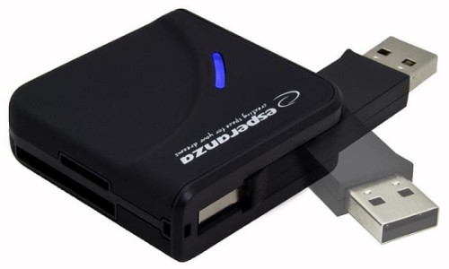 Uniwersalny czytnik Kart Pamięci Esperanza EA130 USB 2.0 - 965502