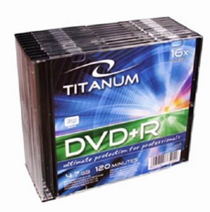 DVD+R TITANUM 16x 4,7GB (Slim 10)