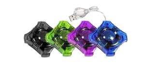 Hub USB 2.0 Esperanza 4 porty "Star" zielony