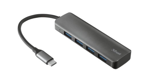 HUB USB Trust Halyx Aluminium 4-portowy USB 3.2 (23328) - 1065293