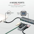 HUB USB Trust Halyx Aluminium 4-portowy USB 3.2 (23328) - 1065304