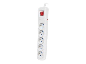 Listwa zasilająca Natec Bercy 400 3m biała 5 gniazd
