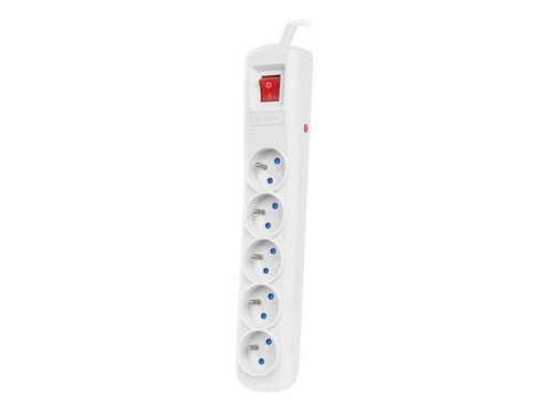 Listwa zasilająca Natec Bercy 400 3m biała 5 gniazd - 975347