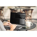 Moshi Umbra - Folia ochronna na ekran MacBook Pro 16" z filtrem prywatyzującym (czarna ramka) - 1089969