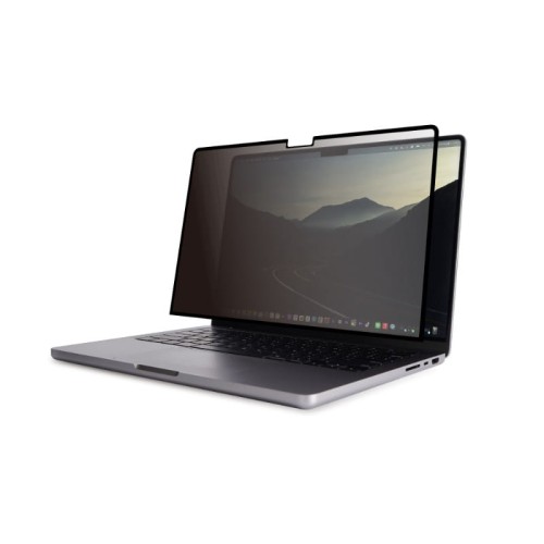 Moshi Umbra - Folia ochronna na ekran MacBook Pro 14" (M1, 2021) z filtrem prywatyzującym (czarna ramka) - 1173241