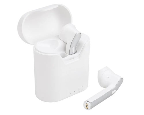 Słuchawki ART AP-TW-B2 (bezprzewodowe, z mikrofonem, TWS (microUSB) białe/srebrne) - 949145
