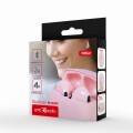 GEMBIRD SŁUCHAWKI TYPU TWS DOUSZNE FITEAR X200P BLUETOOTH, WBUDOWANY MIKROFON, KOLOR RÓŻOWY - 1010913