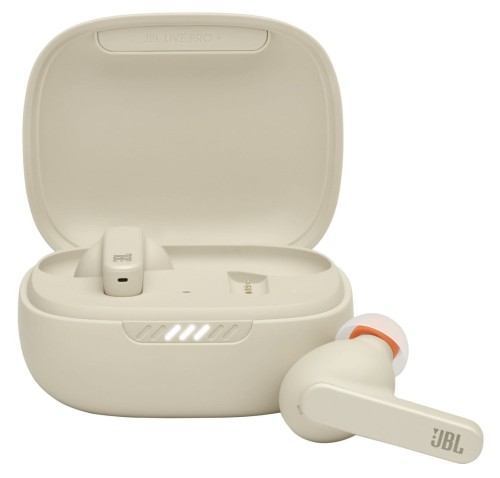 Słuchawki JBL LIVE Pro+ TWS (beżowe, bezprzewodowe, douszne) - 1011262