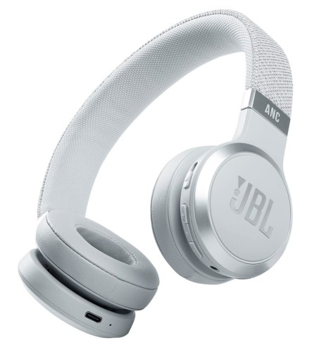 Słuchawki JBL LIVE 460NC (białe, bezprzewodowe, nauszne) - 1163494