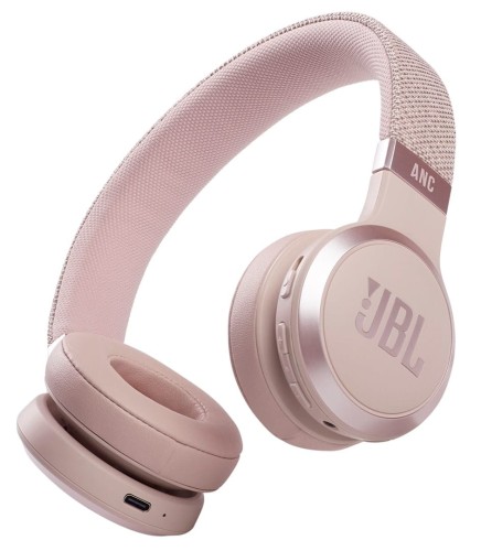 Słuchawki JBL LIVE 460NC (różowe, bezprzewodowe, nauszne) - 1169400