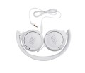 Słuchawki JBL Tune 500 (białe, nauszne, z wbudowanym mikrofonem) - 1011484