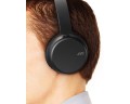 Słuchawki JVC HAS-65BNBU (nauszne, z redukcją szumu, bluetooth, czarne) - 1011388