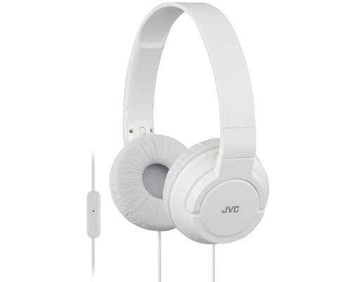 Słuchawki JVC HAS-R185WE (nauszne; z mikrofonem; kolor biały - 819558
