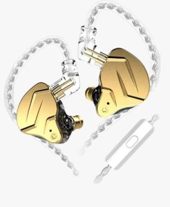 KZ ACOUSTICS SŁUCHAWKI DOKANAŁOWE Z MIKROFONEM ZŁOTE ZSN PRO X G MIC