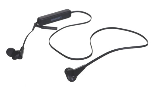 Słuchawki Lenovo HE01 (bezprzewodowe,  Bluetooth, douszne, czarny) - 1010757