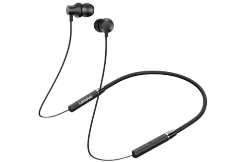 Słuchawki Lenovo HE05 (bezprzewodowe,  Bluetooth, douszne, czarne) - 1011230