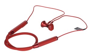 Słuchawki Lenovo HE06 Moving-Coil (bezprzewodowe,  Bluetooth, douszne, czerwone)