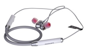 Słuchawki Lenovo HE08 Moving-Coil (bezprzewodowe,  Bluetoot, douszne, białe)