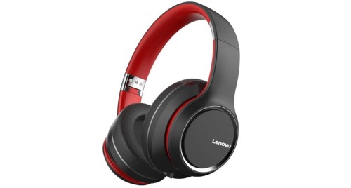 Słuchawki Lenovo HD200 (czarne, bezprzewodowe, bluetooth, nauszne) - 1011259
