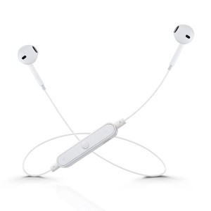 Słuchawki bezprzewodowe z mikrofonem Savio WE-01 Bluetooth białe