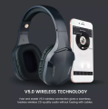 SOMOSTEL SŁUCHAWKI NAGŁOWNE BLUETOOTH V5.0 MIKROFON, CZYTNIK KART PAMIĘCI SMS-CJ08 BLUE - 1216957