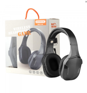 SOMOSTEL SŁUCHAWKI NAGŁOWNE BLUETOOTH V5.0 MIKROFON, CZYTNIK KART PAMIĘCI SMS-CJ08 BLACK