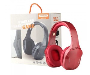 SOMOSTEL SŁUCHAWKI NAGŁOWNE BLUETOOTH V5.0 MIKROFON, CZYTNIK KART PAMIĘCI SMS-CJ08 RED