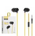 Słuchawki Somostel SMS-CS04 douszne uniwersalne jack 3,5 cala Sound Bass żółte - 1011445