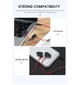 Słuchawki Somostel SMS-CS04 douszne uniwersalne jack 3,5 cala Sound Bass żółte - 1011440
