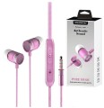 SOMOSTEL SŁUCHAWKI CS03 JACK 3.5MM METALOWE KOMORY DZWIĘKOWE AUTHENTIC BASS+MIKROFON CS03 PINK - 1011429
