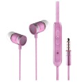 SOMOSTEL SŁUCHAWKI CS03 JACK 3.5MM METALOWE KOMORY DZWIĘKOWE AUTHENTIC BASS+MIKROFON CS03 PINK - 1011430