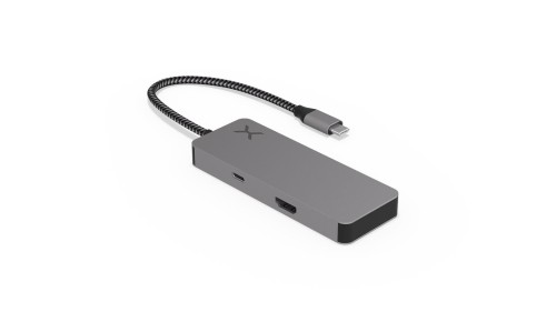 HUB USB C KRUX 4 Ports 3.1 Gen 1 Czarny - 1161114