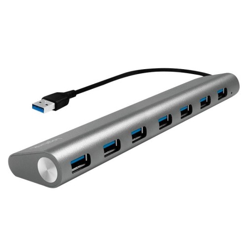 Hub USB 3.0 LogiLink UA0308 7 portów, aluminiowa obudowa - 966009
