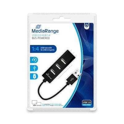 Hub USB MediaRange MRCS502 4xUSB 2.0 Black - 966742