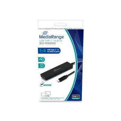 Hub USB MediaRange MRCS508 4xUSB 3.0 Black - 966745