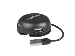 Hub USB Natec 4x USB 2.0 Bumblebee czarny