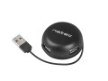 Hub USB Natec 4x USB 2.0 Bumblebee czarny - 1170720
