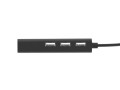 Hub USB Natec 3x USB 2.0 + RJ45 Dragonfly czarny - 953587