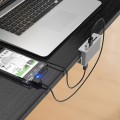 Hub USB Orico MH2AC-U3-SV-BP 2x USB-A 3.0, 5Gbps, biurkowy, czytnik kart SD - 1065240