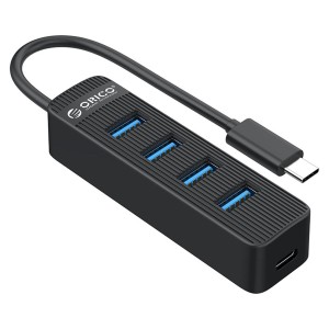 Hub USB-C Orico TWC3-4A-BK-EP 4 porty USB 3.1 5 Gbps aktywny