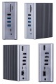 HUB USB-C Unitek D1086A 15 w 1, USB-C z zasilaczem - 1198614