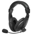 Słuchawki z mikrofonem Audiocore AC862, nauszne, USB plug&play, dł. kabla 1,5m do pracy zdalnej - 1068105