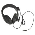 Słuchawki z mikrofonem Audiocore AC862, nauszne, USB plug&play, dł. kabla 1,5m do pracy zdalnej - 1068103