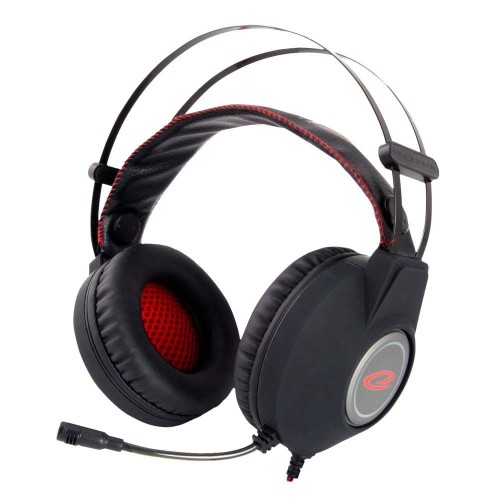 Słuchawki z mikrofonem Esperanza EGH440 NIGHTCRAWLER dla graczy czarno-czerwone - 675034