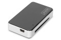 Czytnik kart DIGITUS DA-70322-1 USB 2.0, uniwersalny, czarno-srebrny - 950388