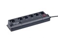 Listwa zasilająca ENERGENIE EG-PMS2-LAN (1,8m; kolor czarny) - 752452