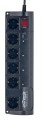 Listwa zasilająca ENERGENIE EG-PMS2-LAN (1,8m; kolor czarny) - 752453