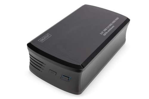 DIGITUS OBUDOWA USB 3.0 NA DYSK SSD/HDD 3.5" RAID SATA JBOD RAID0 RAID1 ALUMINIOWA DA-71117 - 1124107
