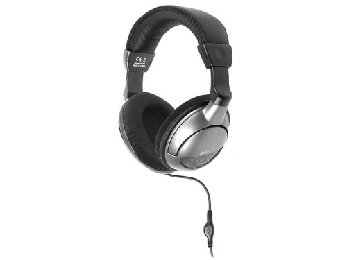 Słuchawki z mikrofonem A4Tech HS-800 czarno-srebrne - 674257
