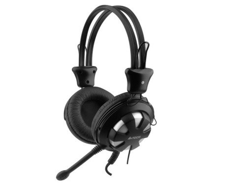 Słuchawki z mikrofonem A4Tech EVO Vhead 28 czarne - 674253